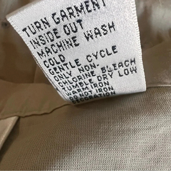 Talbots Womens Tan A Line beautiful beaded lines sparkle sophistication Sz 16 - Picture 11 of 13